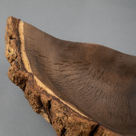 Patera dekoracyjna ręcznie wykonana z litego drewna brzozowego