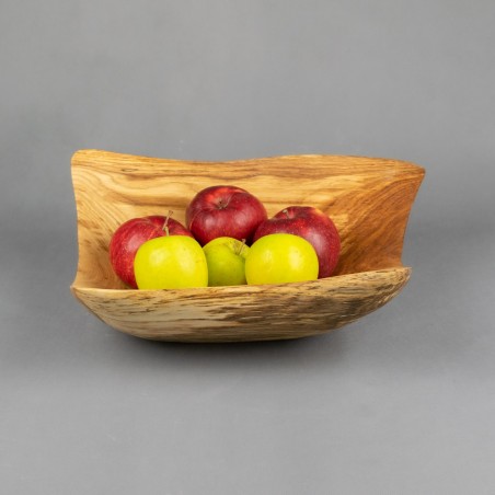 Misa na owoce z litego drewna, praktyczna dekoracja